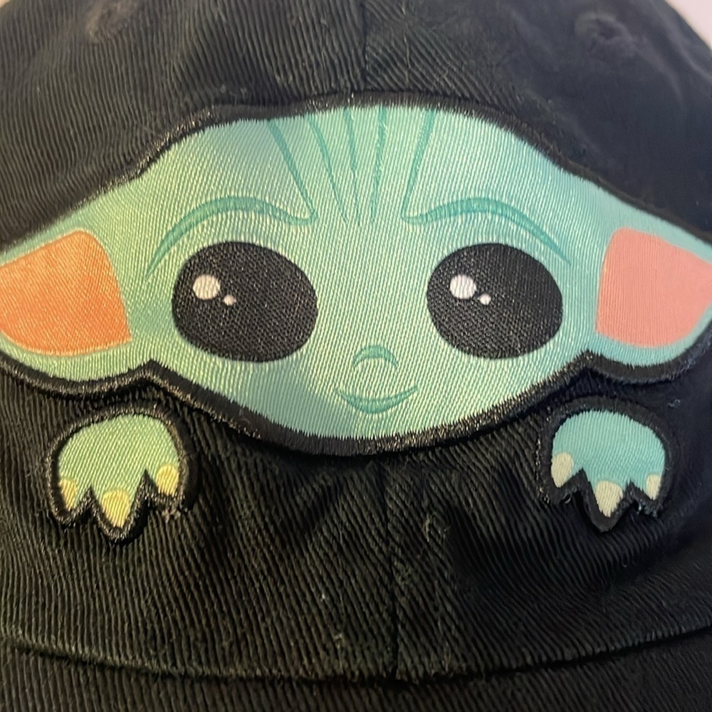 Star Wars Black Grogu Baby Yoda Baseball Hat Cap OS - Picture 9 of 12